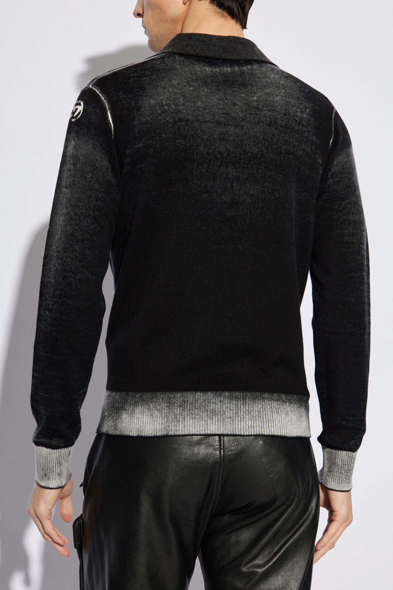 DIESEL K-Lorenzo セーター 黒 ニット 深水光太着用 グレン期 | K